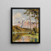 Lac de Costalovara avec Schlern - Hans Maurus — framed artwork on a wall
