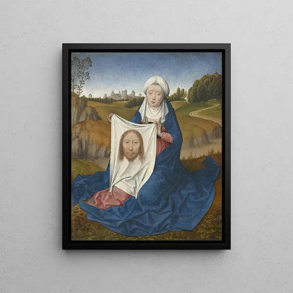 Sainte Véronique en face - Hans Memling — framed artwork on a wall