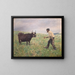 Angry Painting - Hans Michael Therkildsen — framed artwork on a wall