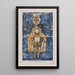 Sacred Figure Idolatrous - Hans Prinzhorn — framed artwork on a wall
