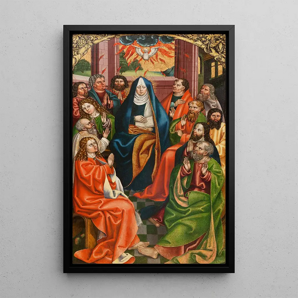 Descente du Saint-Esprit - Hans Raphon — framed artwork on a wall