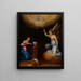 Annunciation - Hans Rottenhammer — framed artwork on a wall