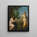 The Christ and the Woman at the Well - Hans Rottenhammer — framed artwork on a wall