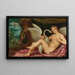 Leda and the Swan - Hans Rottenhammer — framed artwork on a wall