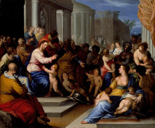 Let the little children come to me - Hans Rottenhammer — artwork view