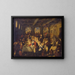 Les Noces de Cana - Hans Rottenhammer — framed artwork on a wall