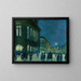 View of the Vienna State Opera at night - Hans Ruzicka-Lautenschlaeger — framed artwork on a wall