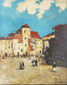 City motif with lively courtyard - Hans Ruzicka-Lautenschläger — artwork view
