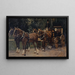 A four-horse team - Hans Sandreuter — framed artwork on a wall