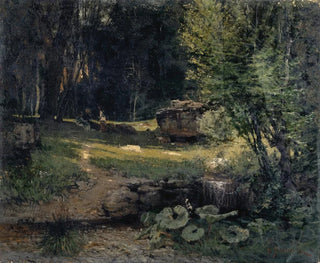 Interior of a Forest - Hans Sandreuter — artwork view