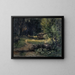Interior of a Forest - Hans Sandreuter — framed artwork on a wall