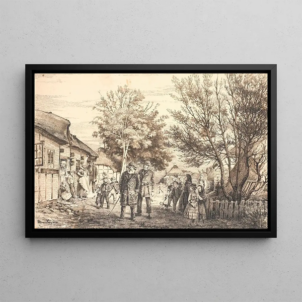 Stodderkongen - Hans Smidth — framed artwork on a wall