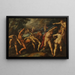 Moses raising the bronze serpent - Hans Speckaert — framed artwork on a wall