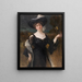 Portrait of a lady - Hans Temple — framed artwork on a wall