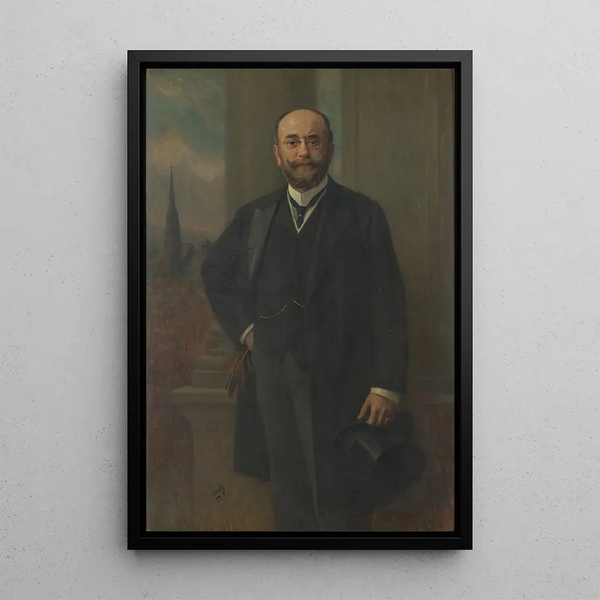 The Mayor of Vienna Dr Richard Weiskirchner - Hans Temple — framed artwork on a wall