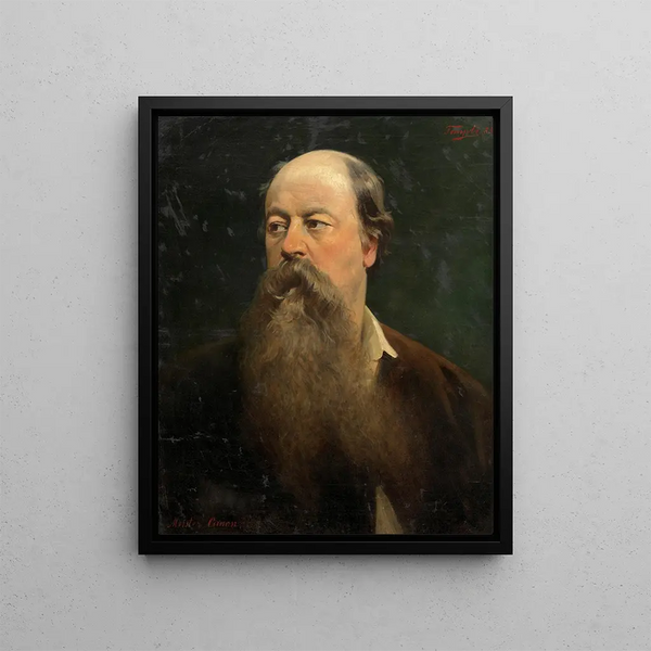 his canonical painting - Hans Temple — framed artwork on a wall