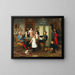 Large Family Celebration - Hans Temple — framed artwork on a wall