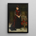Louise Wagner wife of architect Otto Wagner - Hans Temple — framed artwork on a wall