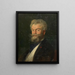 Mihály von Munkácsy originally painted by Michael Lieb - Hans Temple — framed artwork on a wall
