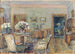 Interior Living Room Painting - Hans Temple — artwork view