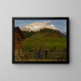Evening in Switzerland II - Hans Thoma — framed artwork on a wall