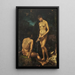 Adam and Eve Painting - Hans Thoma — framed artwork on a wall