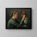 Agathe Thoma, the artist's sister - Hans Thoma — framed artwork on a wall