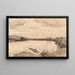 At the dam - Hans Thoma — framed artwork on a wall