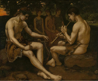 Apollon et Marsyas - Hans Thoma — artwork view