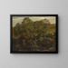 Young boys bathing - Hans Thoma — framed artwork on a wall