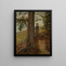 Farm boy at the edge of the forest - Hans Thoma — framed artwork on a wall