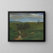 Prairie of the Black Forest near Bernau - Hans Thoma — framed artwork on a wall