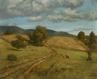 Heights of the Black Forest on a Cloudy Day - Hans Thoma — artwork view