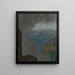View from the Pilate - Hans Thoma — framed artwork on a wall