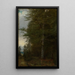 Beech at Forest Edge - Hans Thoma — framed artwork on a wall