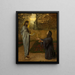 The Christ as Gardener - Hans Thoma — framed artwork on a wall