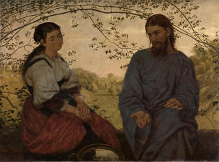 The Christ and the Samaritan Woman - Hans Thoma — artwork view