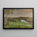 The Rhine Valley near Säckingen - Hans Thoma — framed artwork on a wall