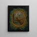 Saint Christophe dans une couronne de roseaux - Hans Thoma — framed artwork on a wall