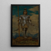 Saint Georges the Knight - Hans Thoma — framed artwork on a wall