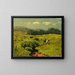 The brown stream - Hans Thoma — framed artwork on a wall