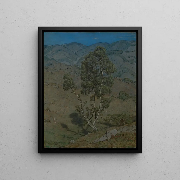 Le bouleau - Hans Thoma — framed artwork on a wall