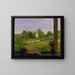 La vue sur le parc Holzhausen - Hans Thoma — framed artwork on a wall
