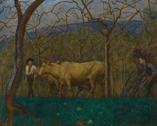 Twilight at Lake Garda - Hans Thoma — artwork view