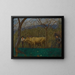 Twilight at Lake Garda - Hans Thoma — framed artwork on a wall