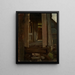 Entrance of a house in the Black Forest - Hans Thoma — framed artwork on a wall