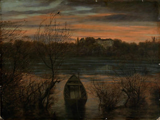 Bateau solitaire - Hans Thoma — artwork view