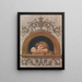 Ella at the semi-circular window - Hans Thoma — framed artwork on a wall