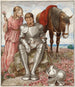 Erika and the Knight Sitting - Hans Thoma — artwork view