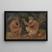 Faune et jeune homme - Hans Thoma — framed artwork on a wall